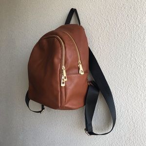 Kiss Me Couture cognac backpack